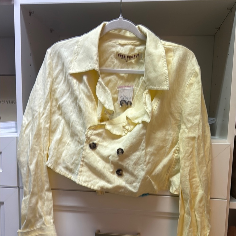 Free People Yellow Women's Jacket